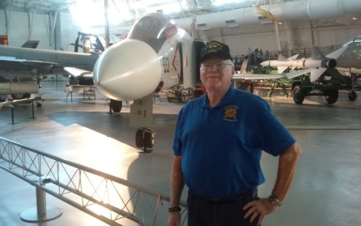 RICH LANGE WITH A MARINE CORP F-4 FIGHTER.jpg