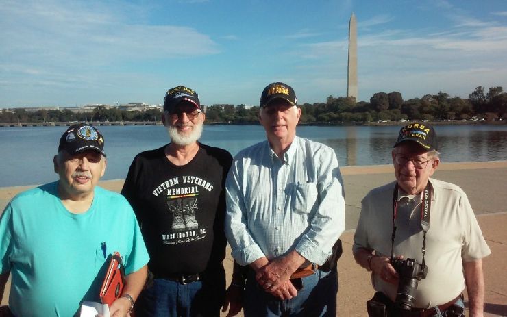 SOME OF OUR VETS AT THE JEFFERSON MEMORIAL..jpg